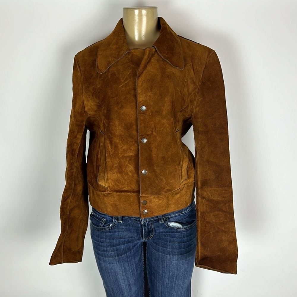 VINTAGE AUSTRALIA STEED LEATHER JACKET 1970 SIZE 38